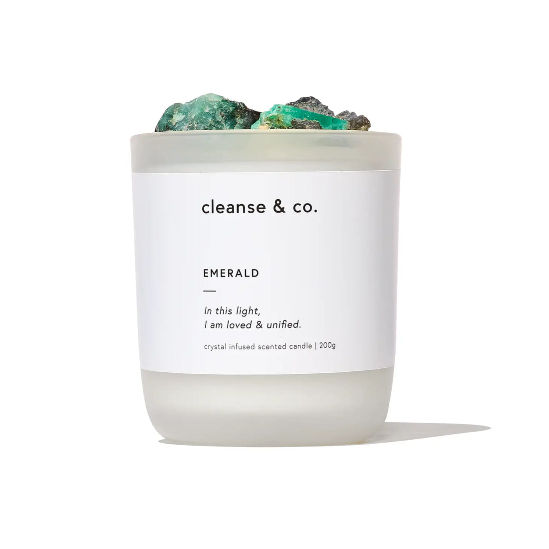 Emerald Intention Candle - Loved &amp; Unified