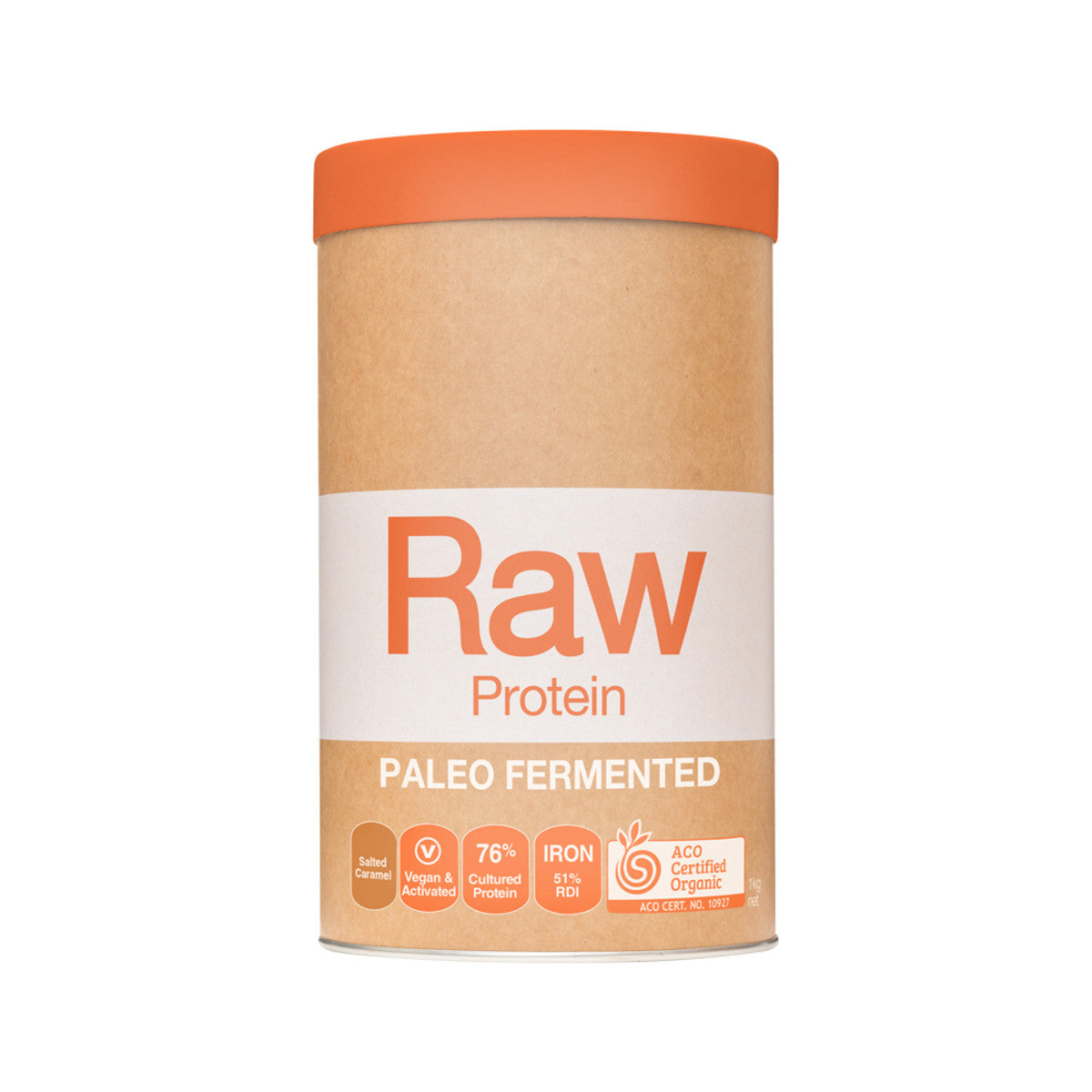 Amazonia Raw Protein Organic Paleo Fermented Salted Caramel 1kg