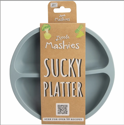 Little Mashies Silicone Sucky Platter Plate