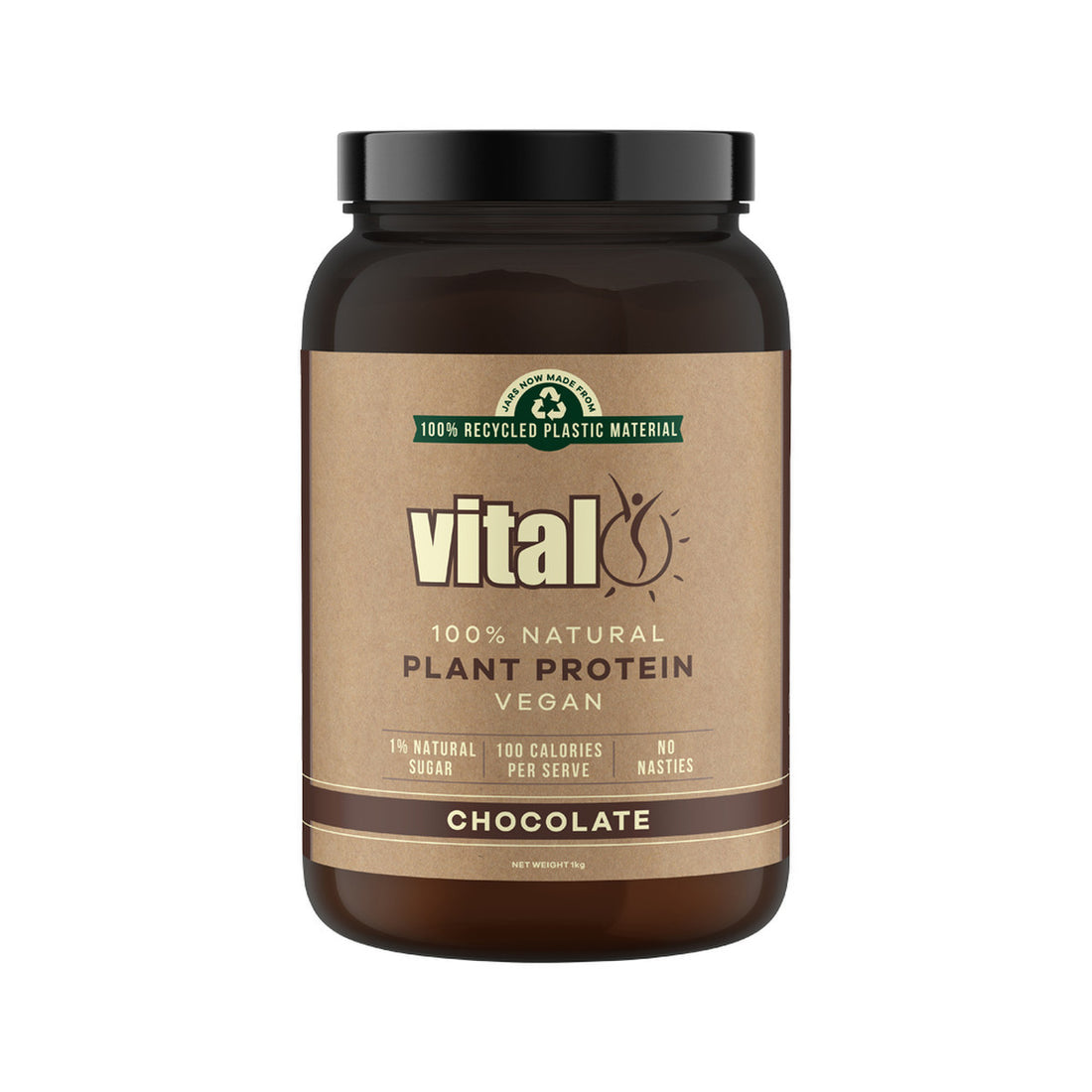 Martin &amp; Pleasance Vital Protein 100% Natural Plant Based (Pea Protein Isolate) Chocolate 1kg