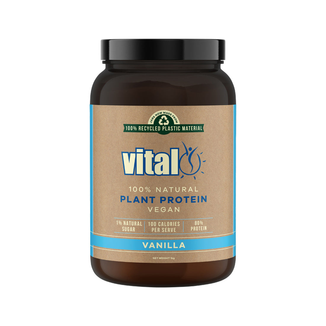 Martin &amp; Pleasance Vital Protein 100% Natural Plant Based (Pea Protein Isolate) Vanilla 1kg