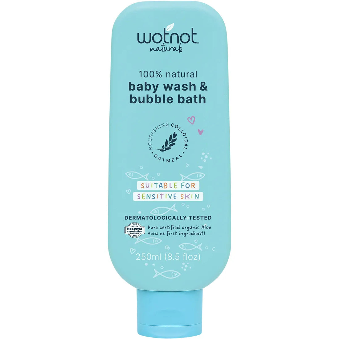 WOTNOT Baby Wash &amp; Bubble Bath Suitable For Sensitive Skin 250ml
