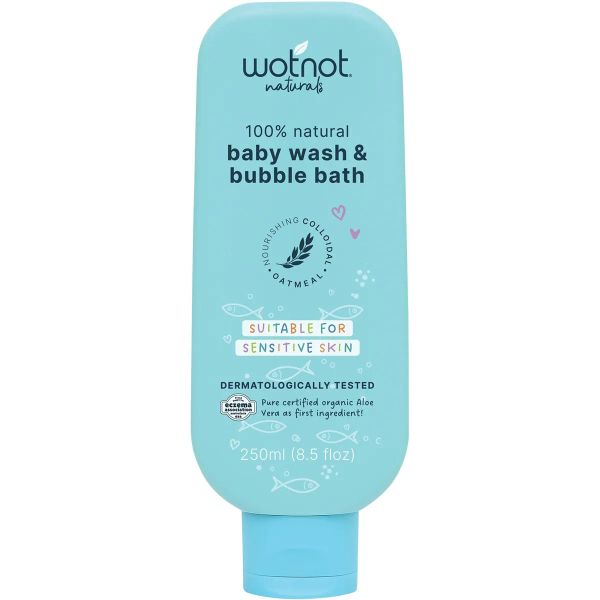 WOTNOT Baby Wash &amp; Bubble Bath Suitable For Sensitive Skin 250ml