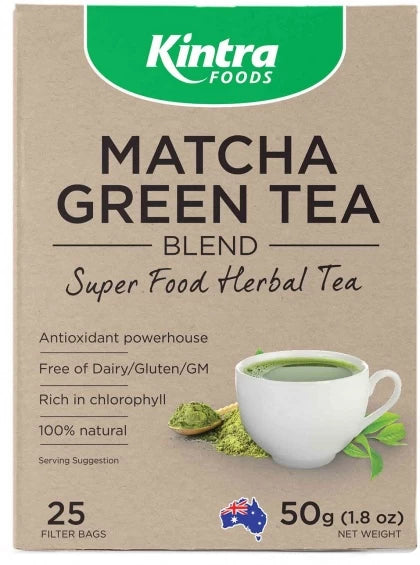 Kintra Foods Matcha Green Tea Bags x 25 Tea Bags