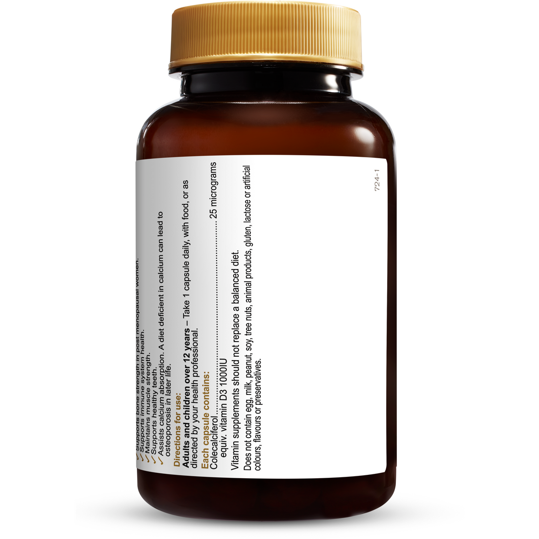 Herbs of Gold Vitamin D3 1000 240c