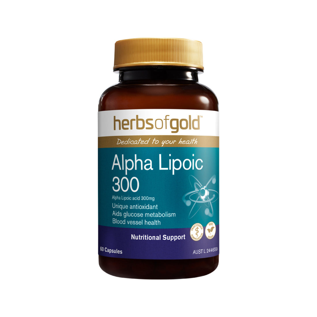 Herbs of Gold Alpha Lipoic 300 60c