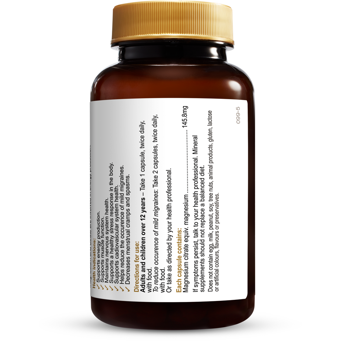 Herbs of Gold Magnesium Citrate 900 60vc