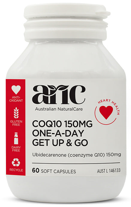 CoQ10 150mg One-A-Day Get Up &amp; Go