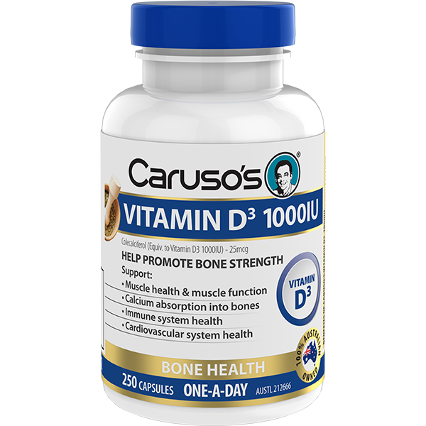 Caruso’s Vitamin D3 1000IU